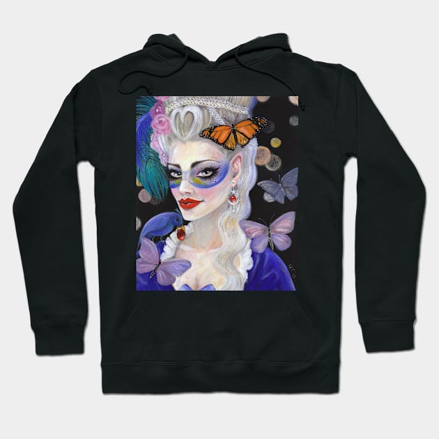 Midnight Masquerade Hoodie by KimTurner